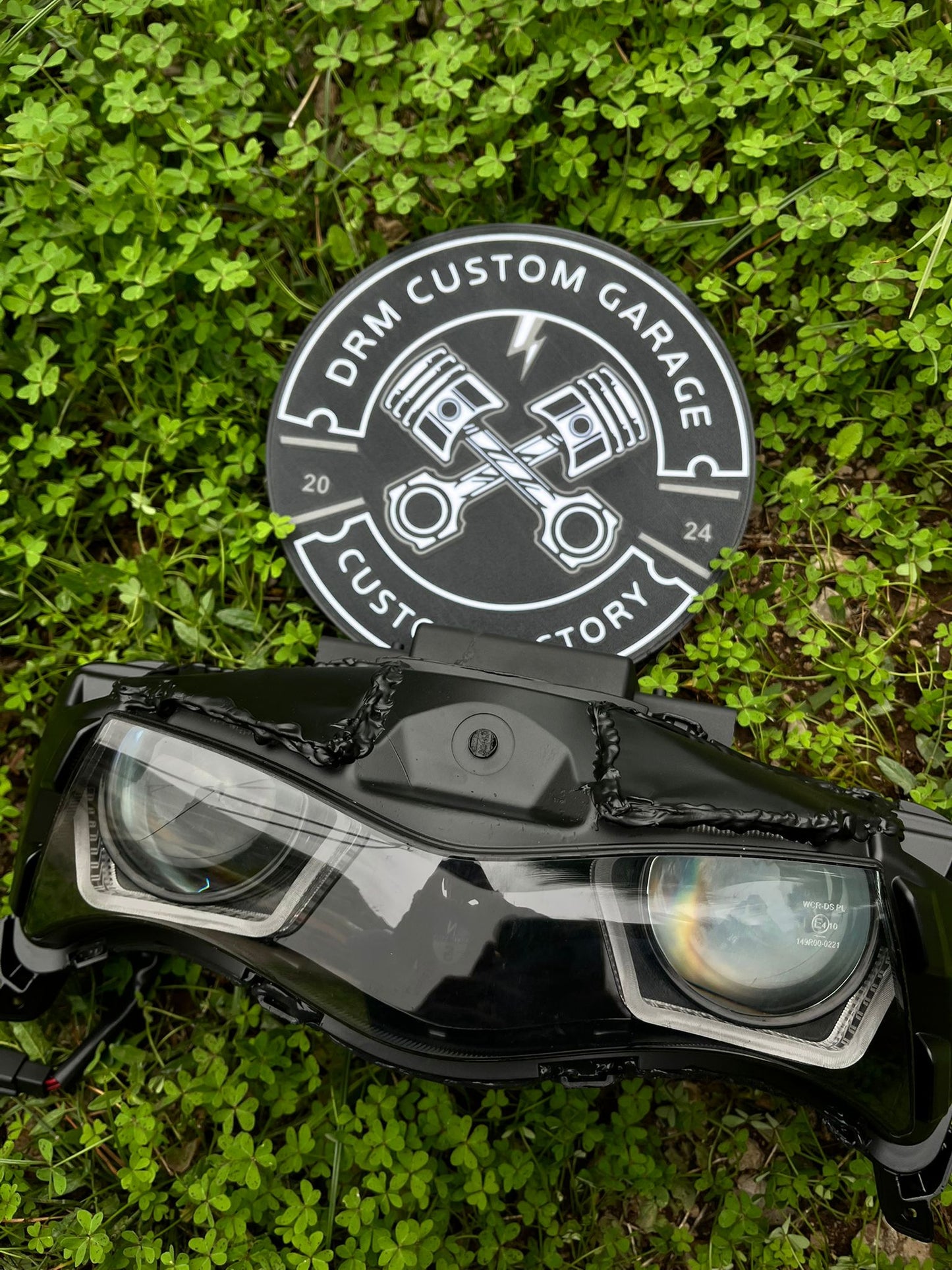 Faro Honda 125/150/350 - 2020/2025 stile Thailandia (DOPPIO LENTICOLARE RGB - LED BIANCO INTORNO)