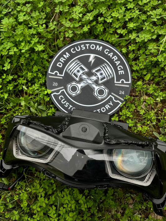 Faro Honda 125/150/350 - 2020/2025 stile Thailandia (DOPPIO LENTICOLARE RGB - LED BIANCO INTORNO)