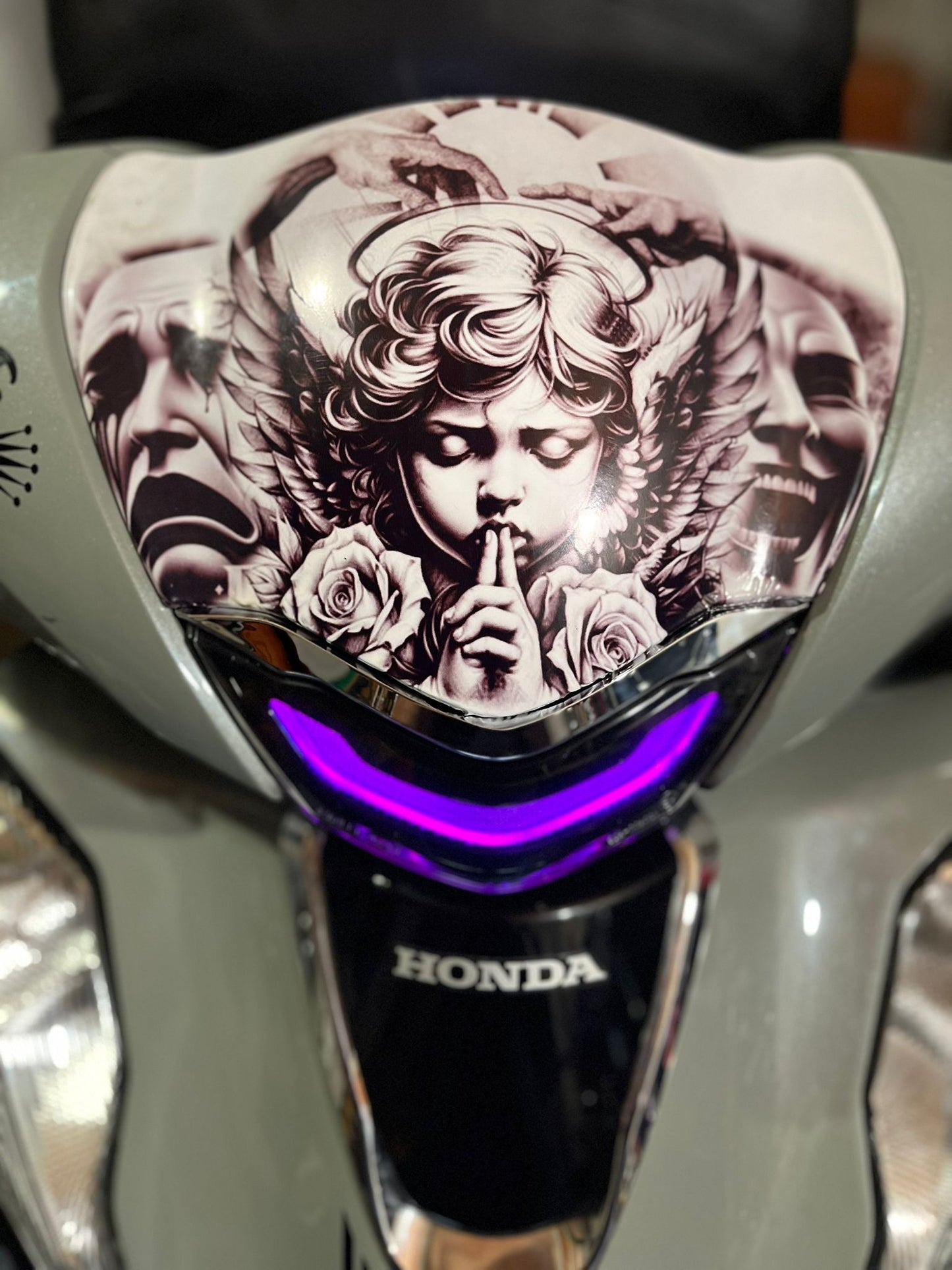 Kit RGB Per Faretto Honda Sh 125/150/350 | dal 2020 al 2024 (descrizione)